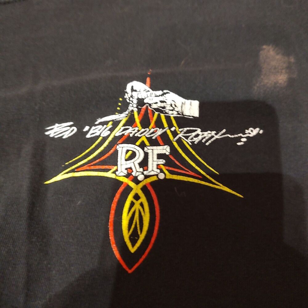 Rat Fink Power T-Shirt Ed Big Daddy Roth Graphic Print Black Men's Size XL - Picture 5 of 9